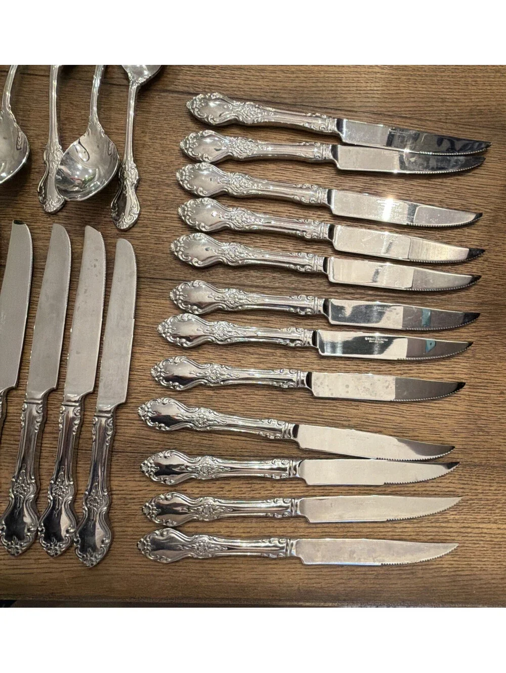 Reed & Barton Highgrove Stainless Flatware Set 73 Pc Service for 12 Serving